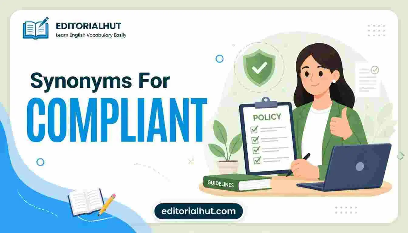 synonyms for compliant