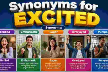 Synonyms for Excited
