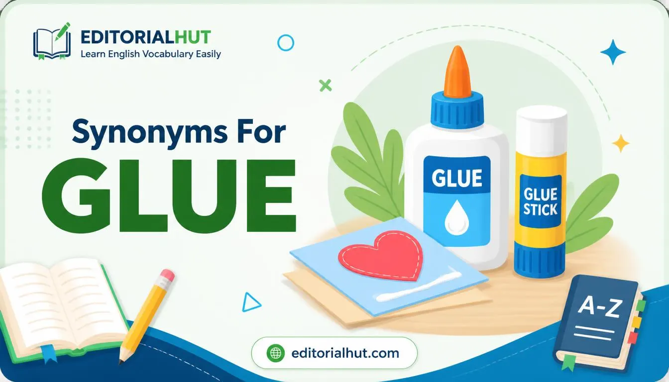 synonyms for glue
