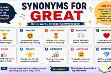 synonyms for great