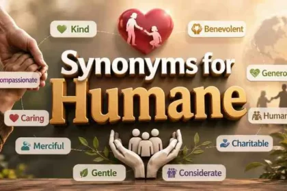 synonyms for humane