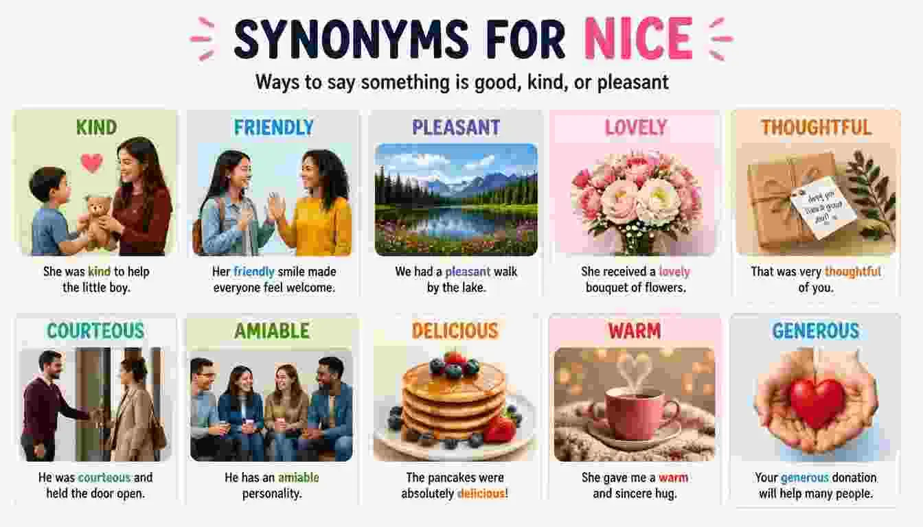 synonyms for nice