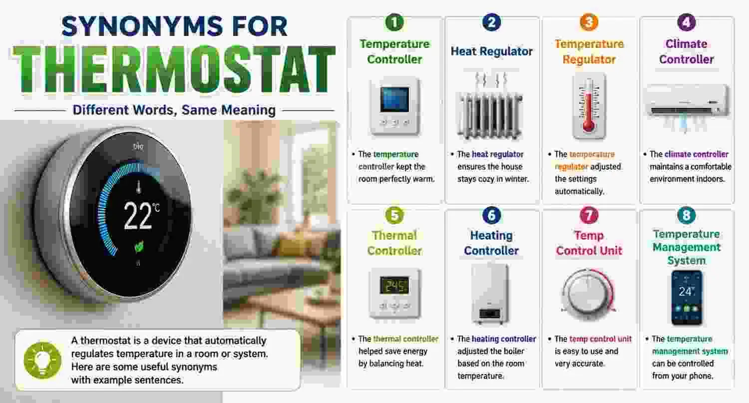 Synonyms for Thermostat