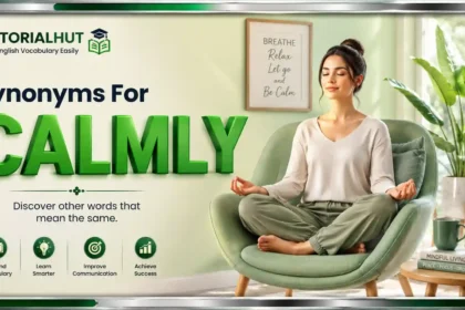 synonyms for calmly