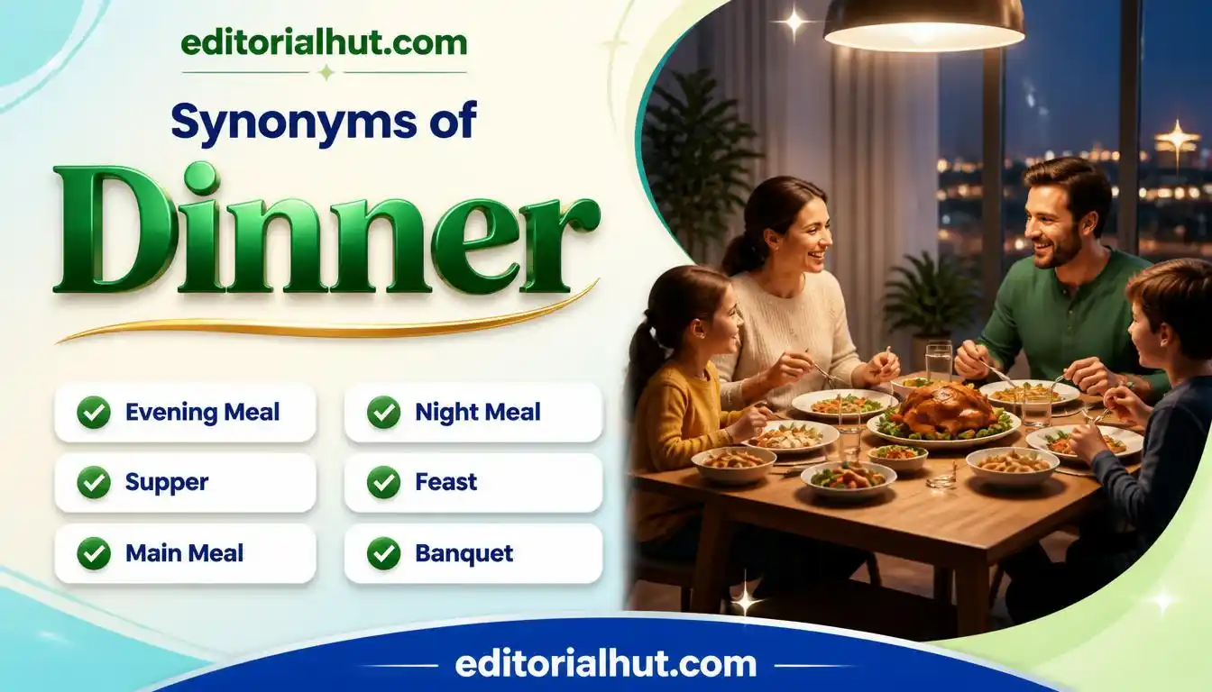 synonyms for dinner