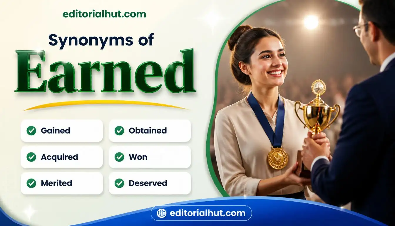 synonyms for earned