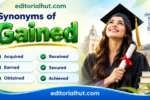 synonyms for gained