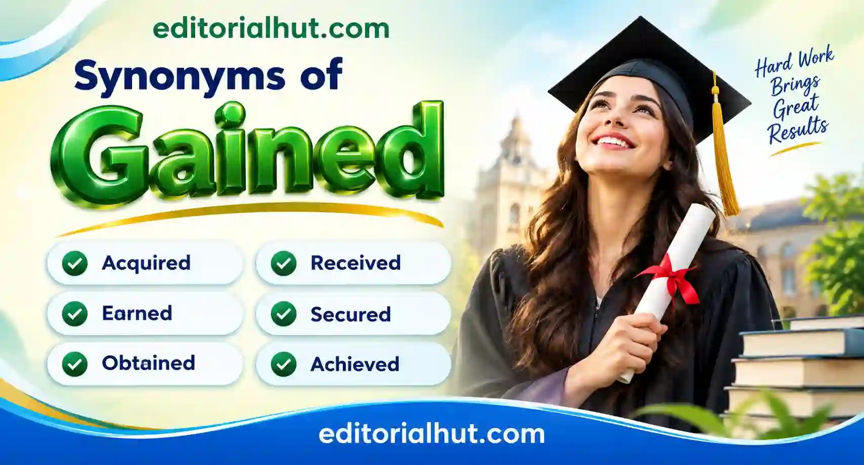 synonyms for gained