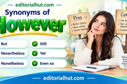 Synonyms for However