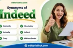 Synonyms for Indeed