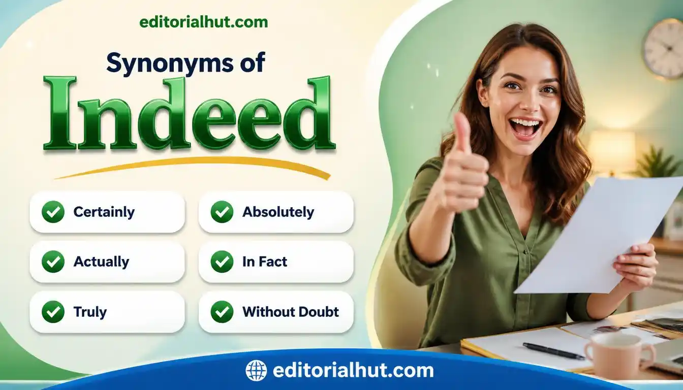Synonyms for Indeed