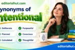 Synonyms for Intentional