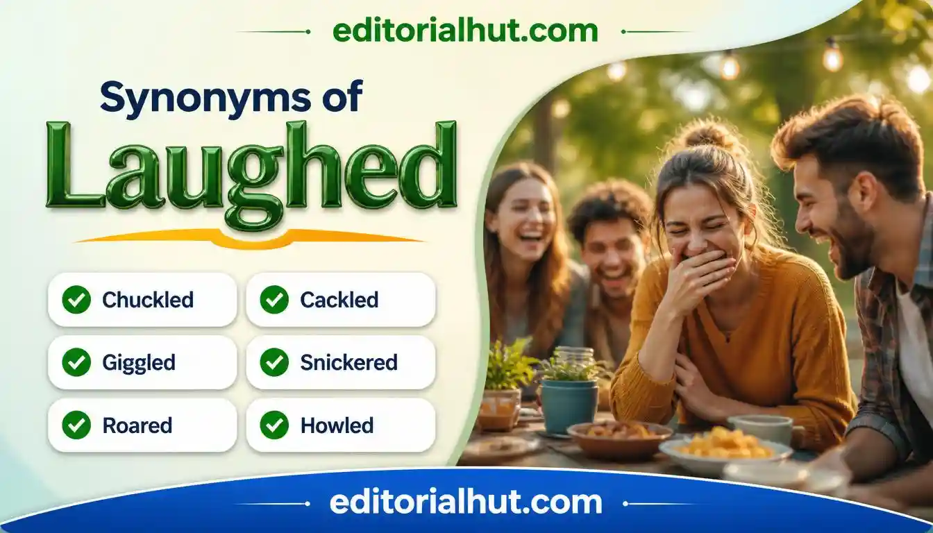 synonyms for laughed
