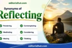 synonyms for reflecting