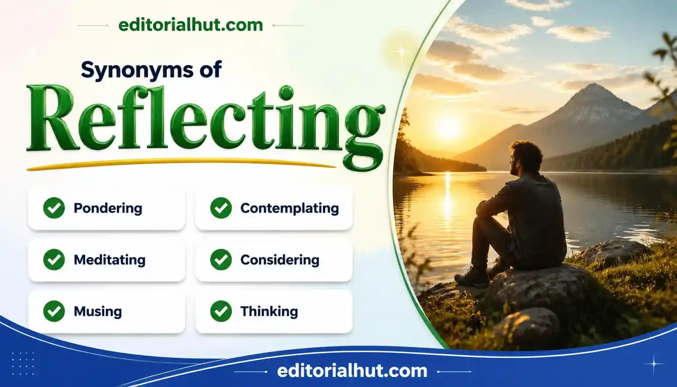 synonyms for reflecting