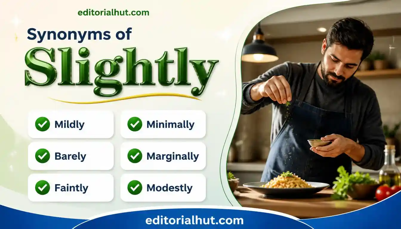 synonyms for slightly