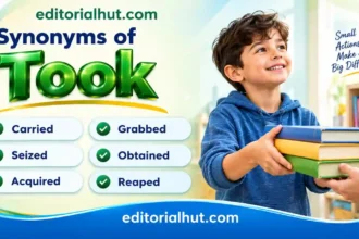 synonyms for took