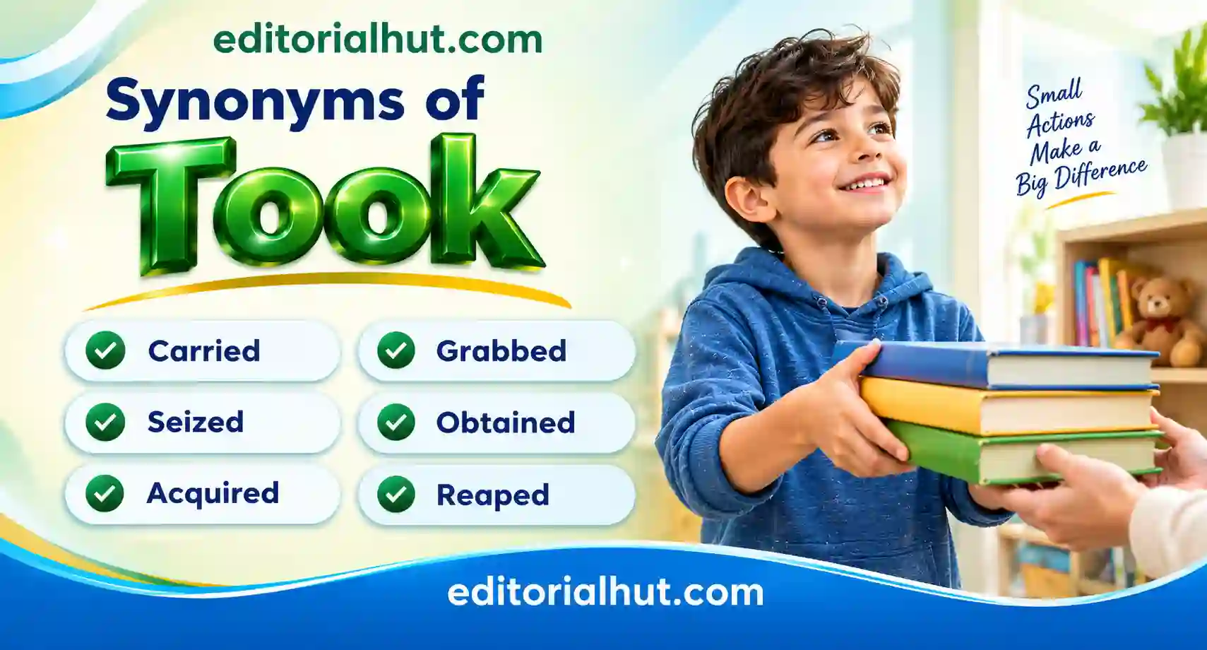 synonyms for took