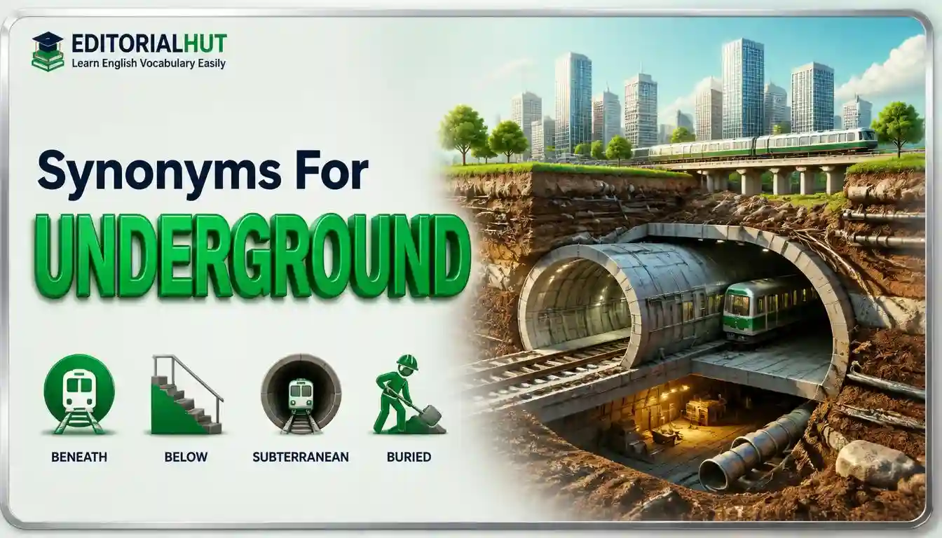 synonyms for underground