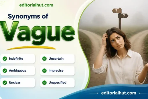 Synonyms for Vague