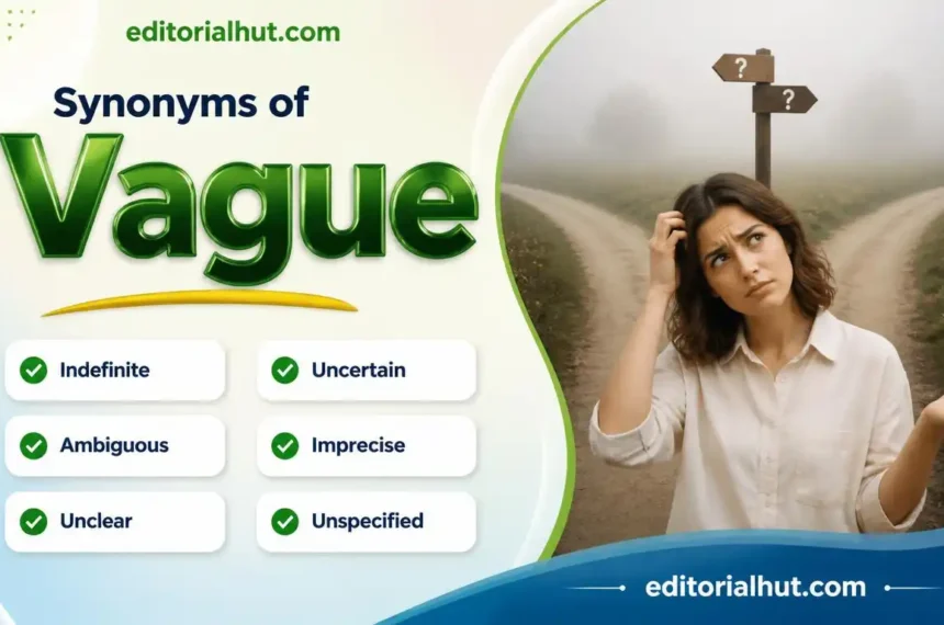 Synonyms for Vague