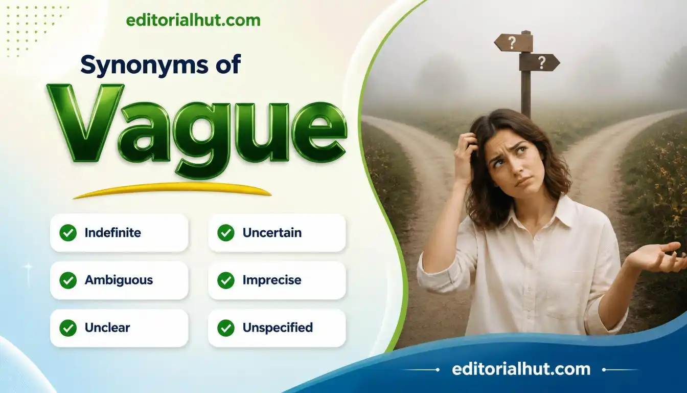 Synonyms for Vague