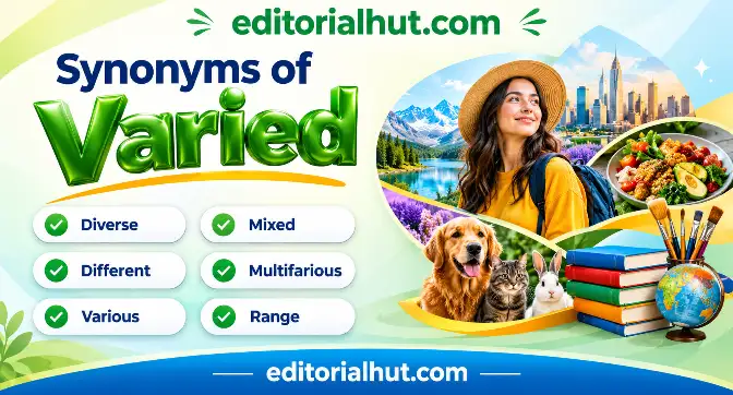synonyms for varied