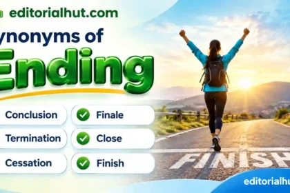 Synonyms of Ending
