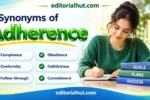Synonyms for adherence
