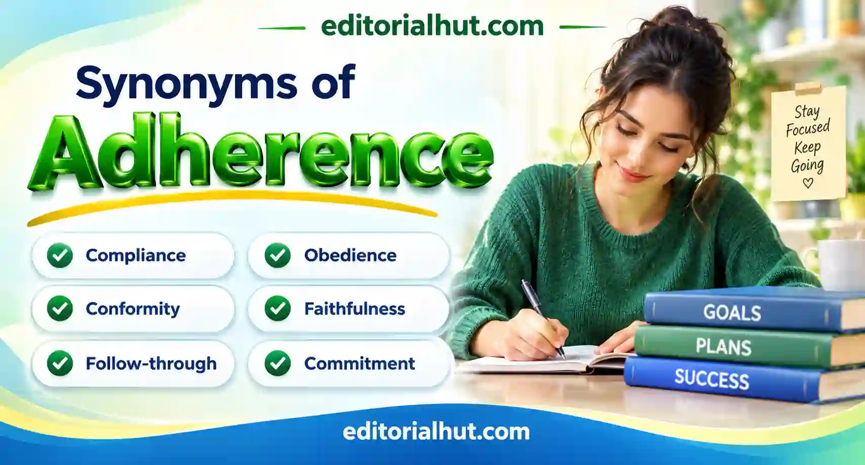 Synonyms for adherence