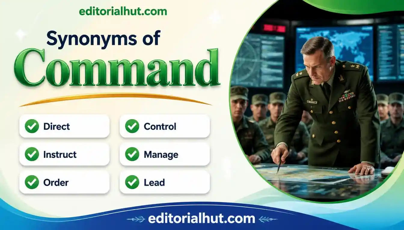 synonyms for command