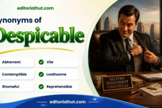 Synonyms for Despicable