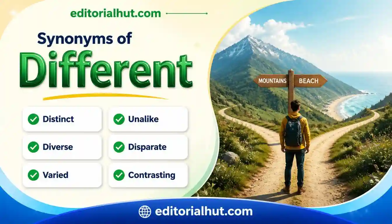 Synonyms for Different
