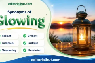 synonyms for glowing