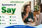synonyms for say