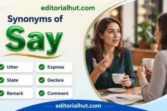 synonyms for say